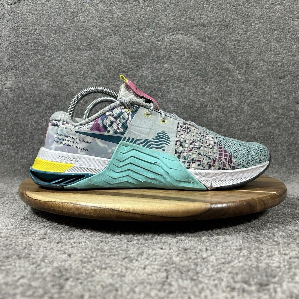 Nike Women's Multicolor Training Shoe - Teal, Gray, Pink, Yellow
